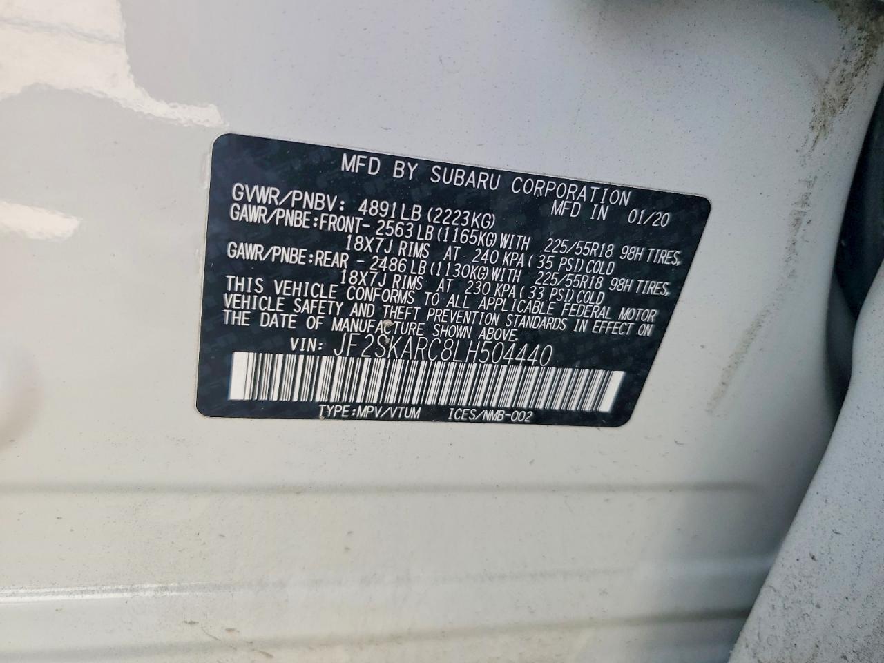 2020 SUBARU FORESTER SPORT photo 25
