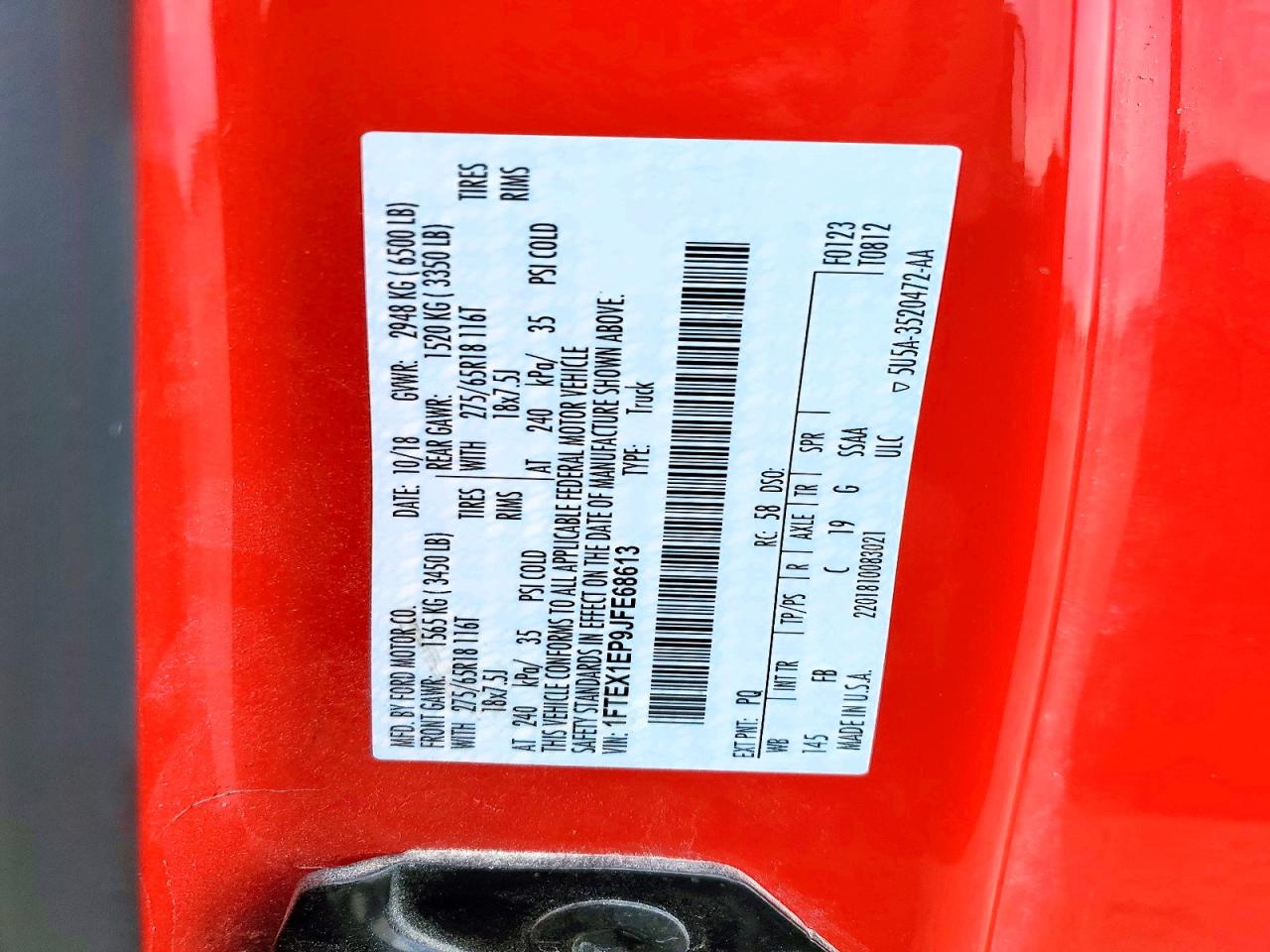 2018 FORD F150 photo 23