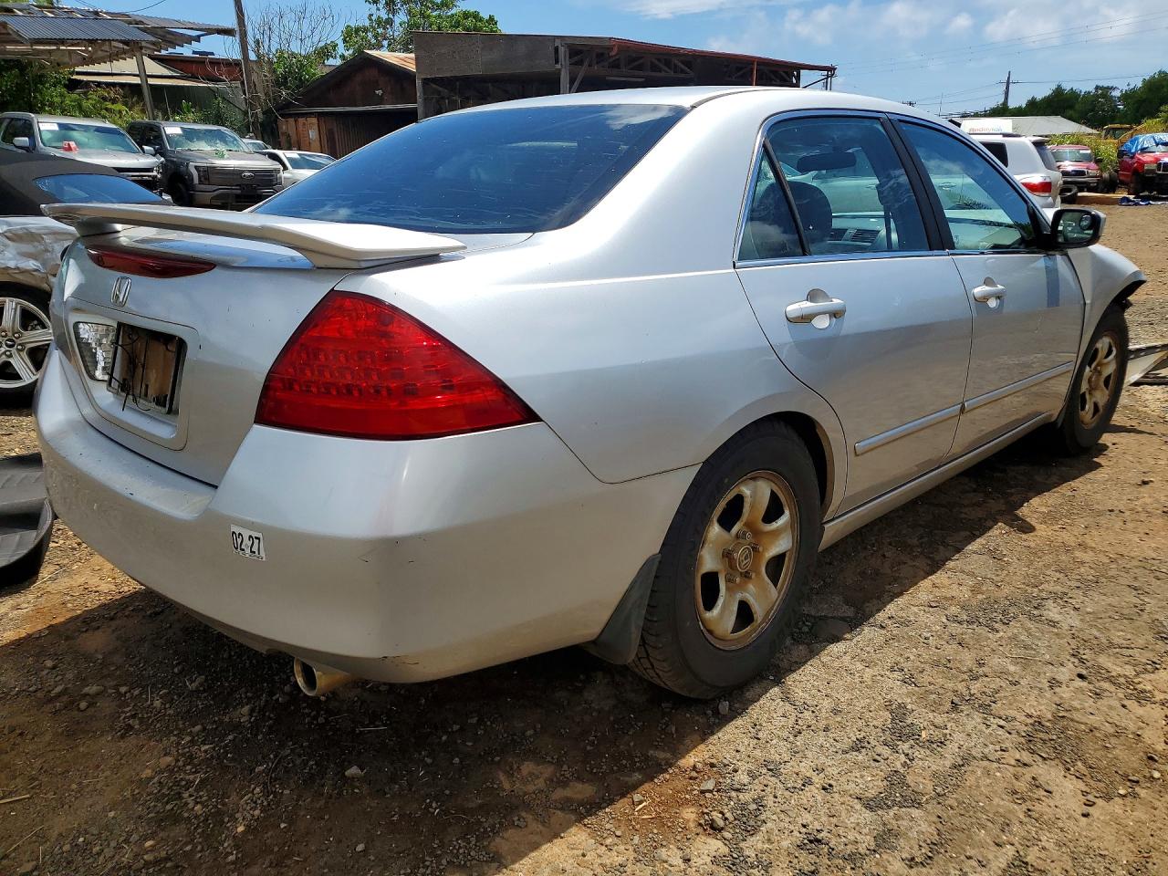 2007 HONDA ACCORD EX photo 3