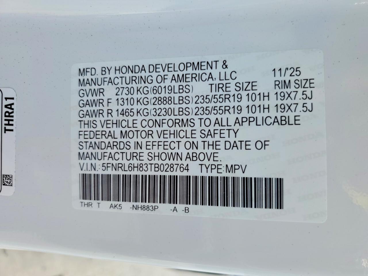 2026 HONDA ODYSSEY TOURING photo 37
