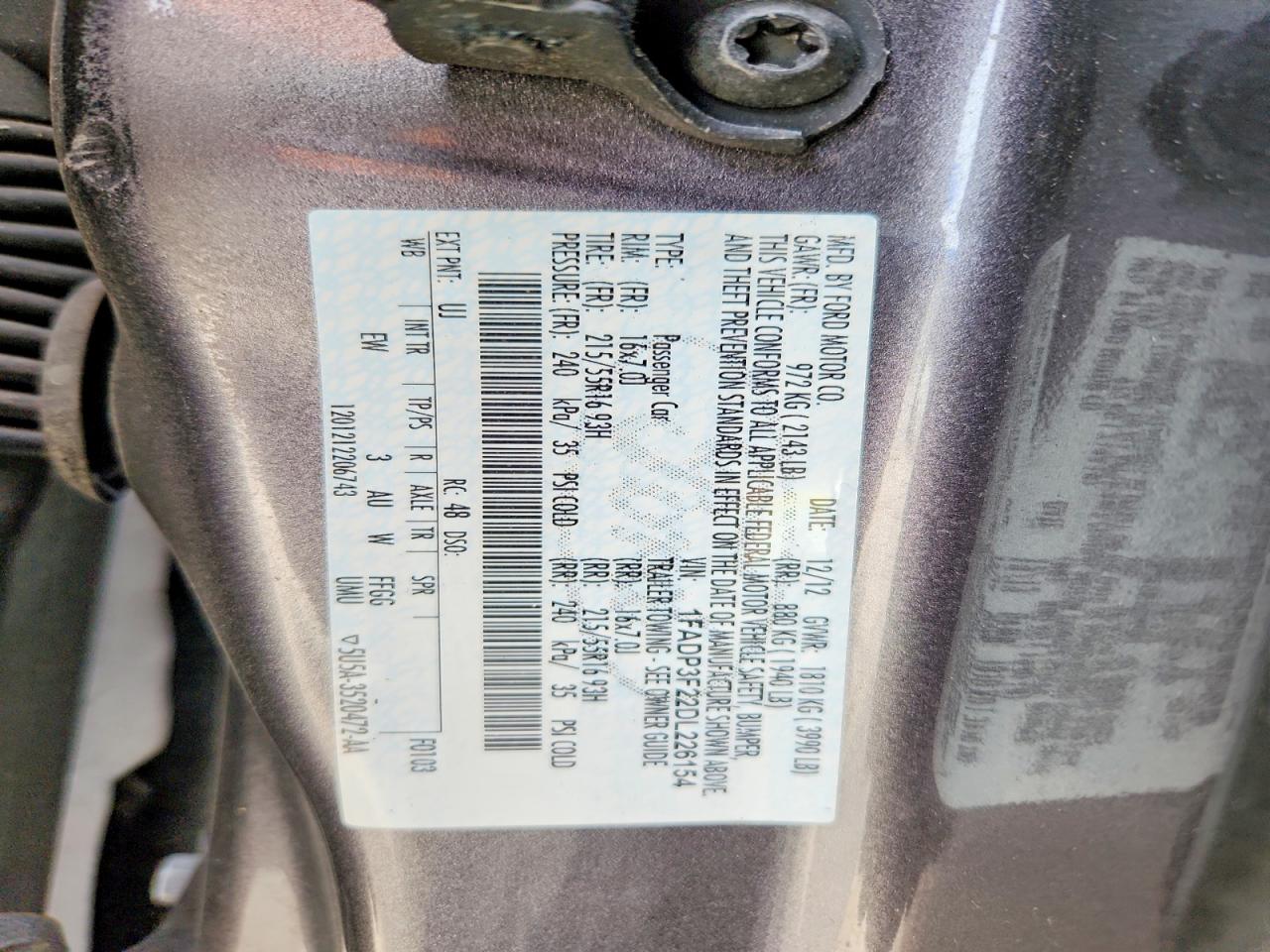 2013 FORD FOCUS SE photo 25