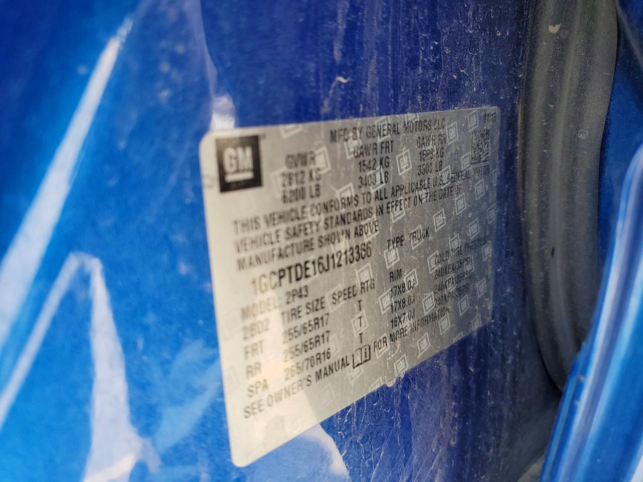 2018 CHEVROLET COLORADO Z71 photo 37