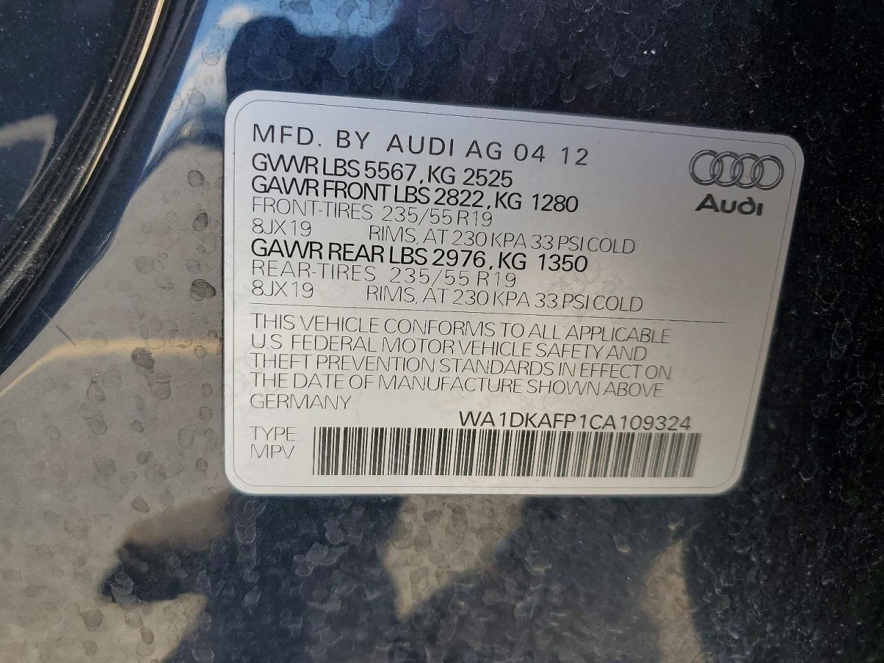 2012 AUDI Q5 PREMIUM PLUS photo 40