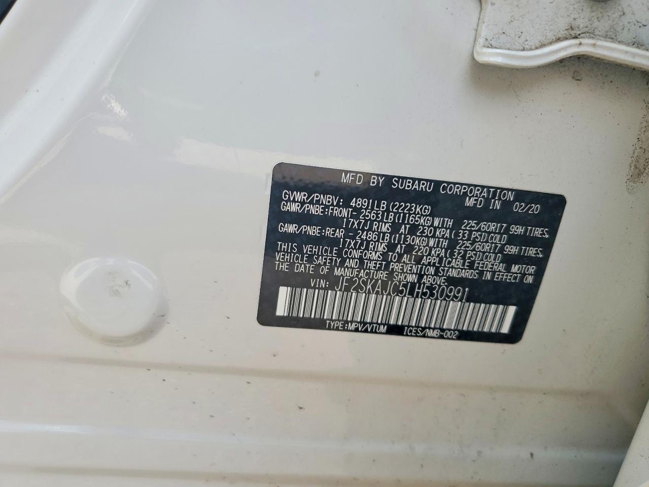 2020 SUBARU FORESTER PREMIUM photo 37