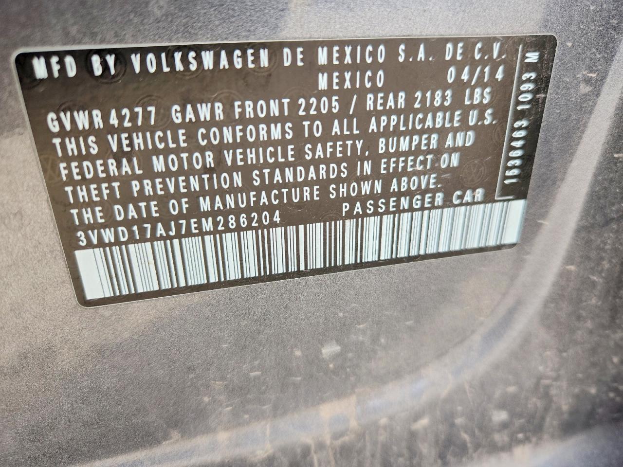 2014 VOLKSWAGEN JETTA SE photo 23