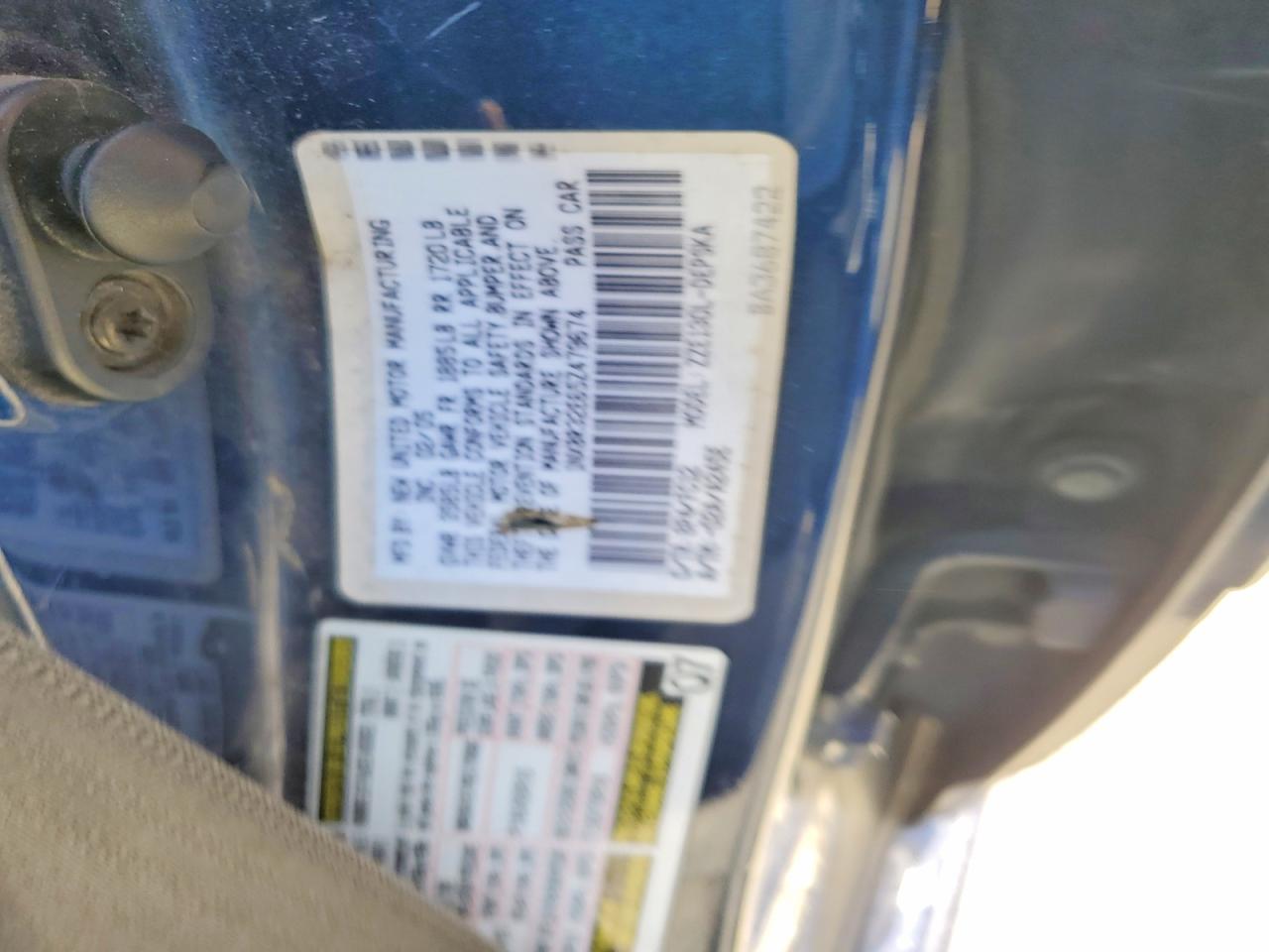 2005 TOYOTA COROLLA S photo 23