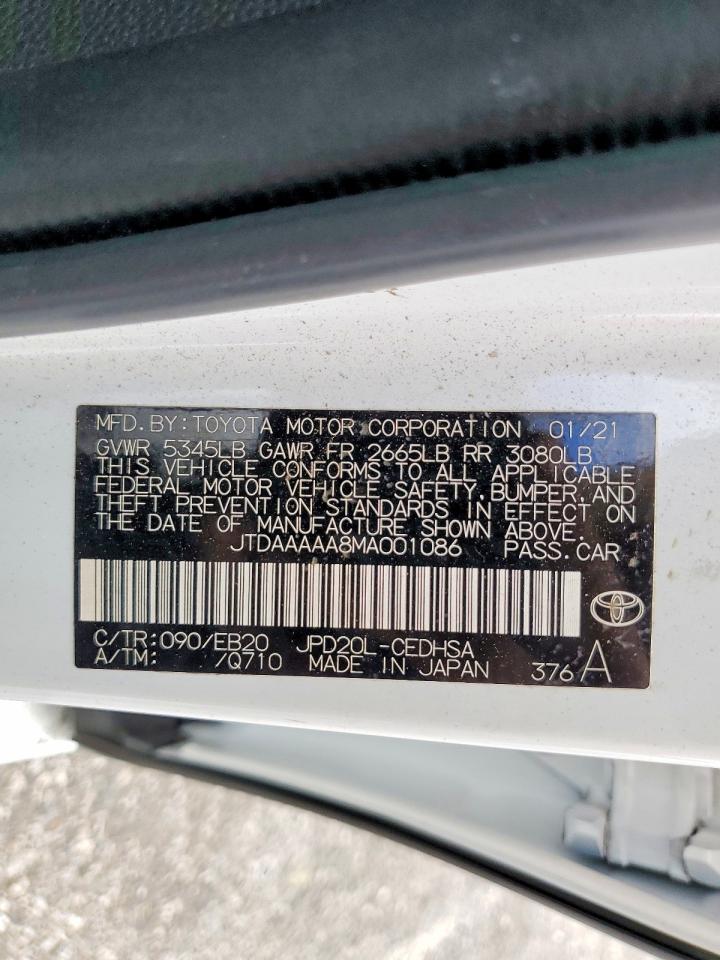 2021 TOYOTA MIRAI LIMITED photo 12