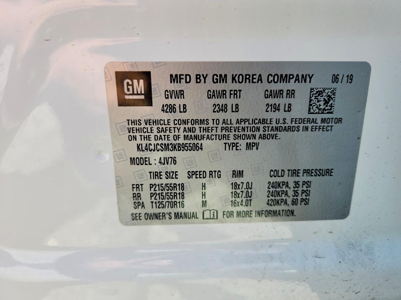 2019 BUICK ENCORE ESSENCE photo 37