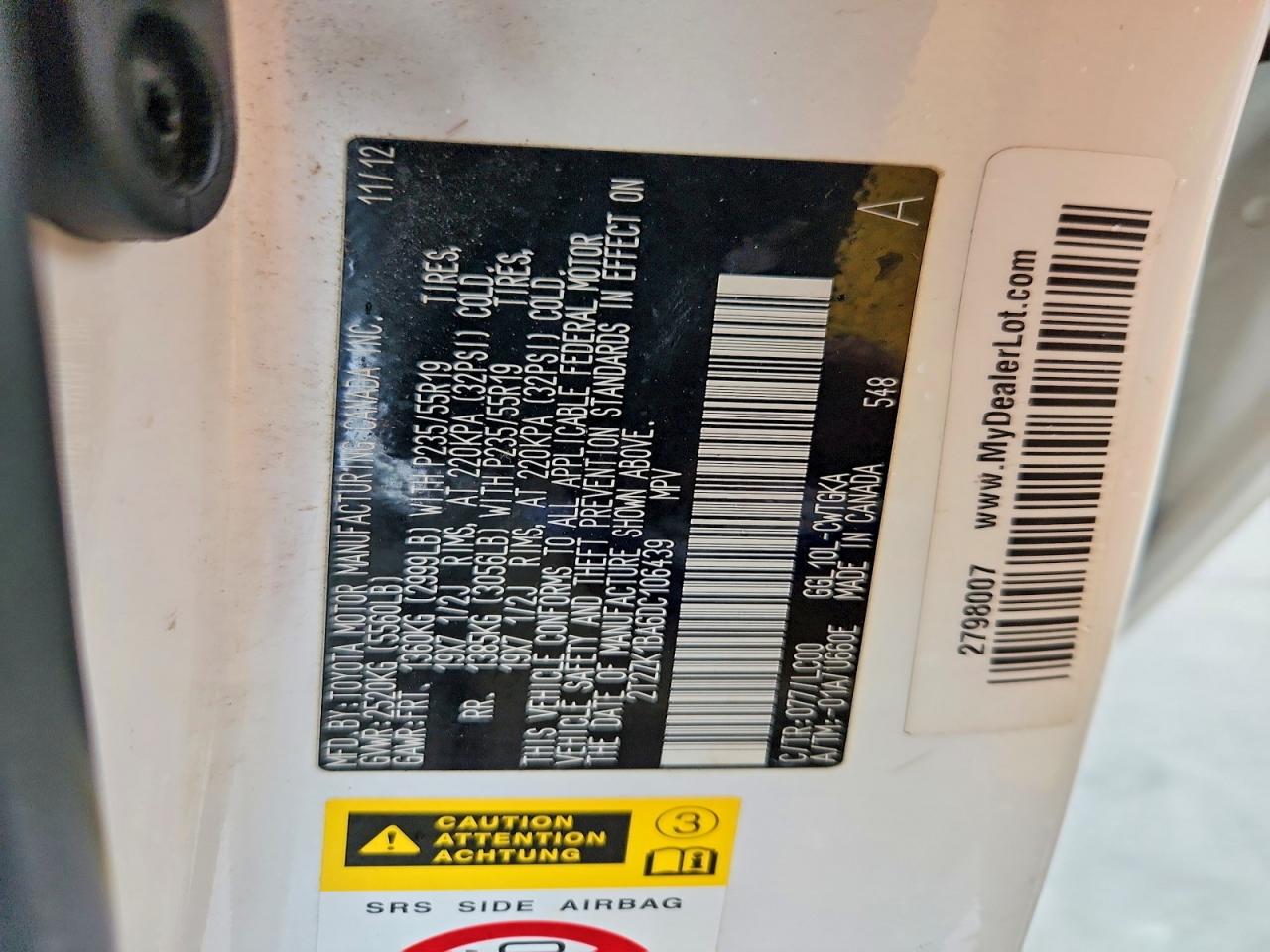 2013 LEXUS RX 350 photo 37