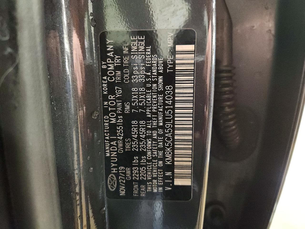2020 HYUNDAI KONA ULTIMATE photo 40