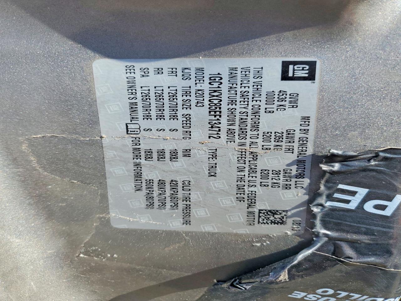2014 CHEVROLET SILVERADO K2500 HEAVY DUTY LT photo 34