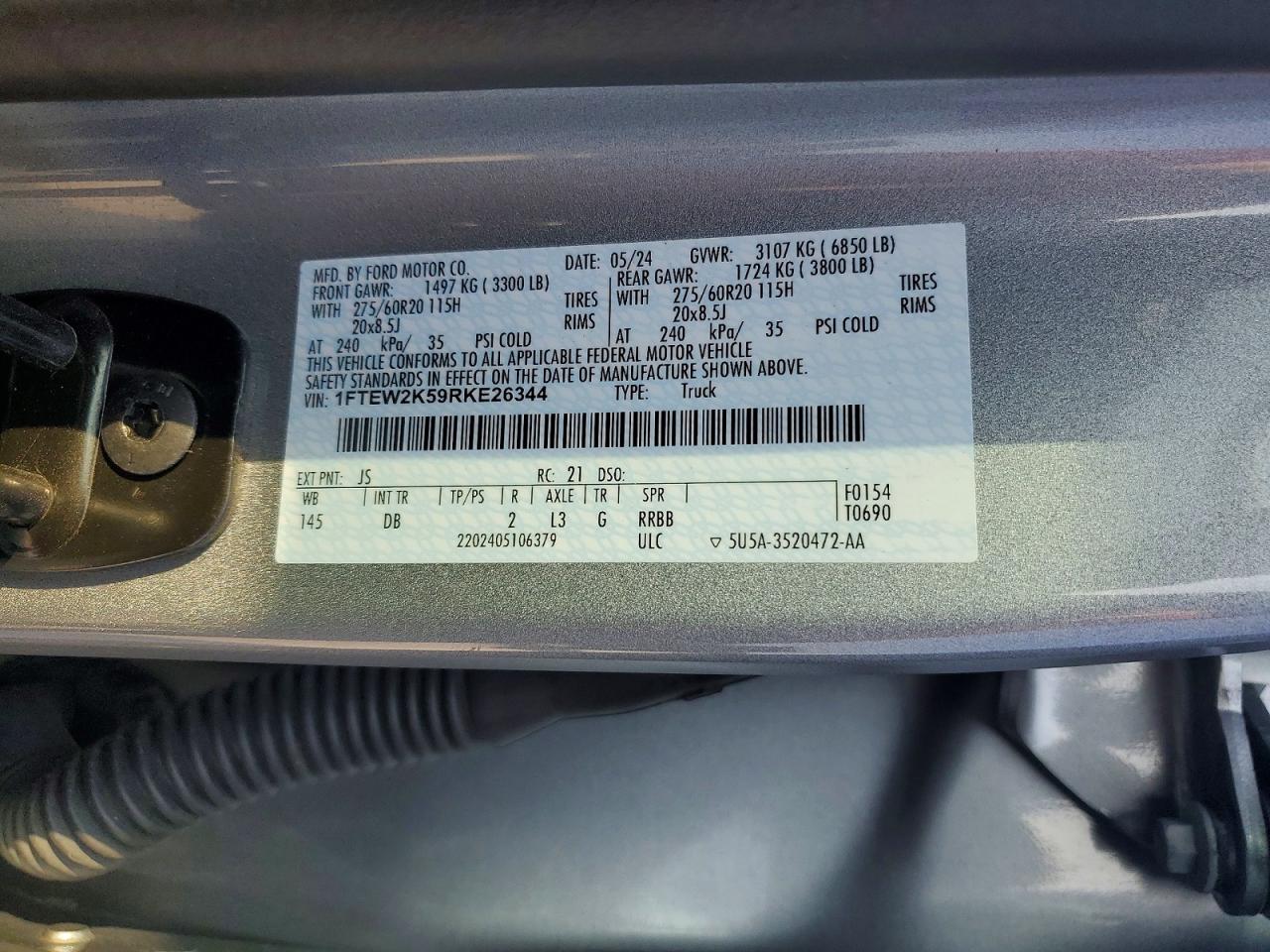 2024 FORD F150 STX photo 23