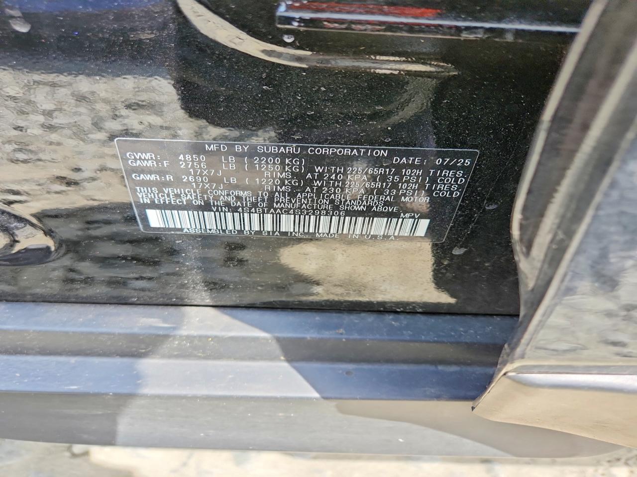 2025 SUBARU OUTBACK photo 25