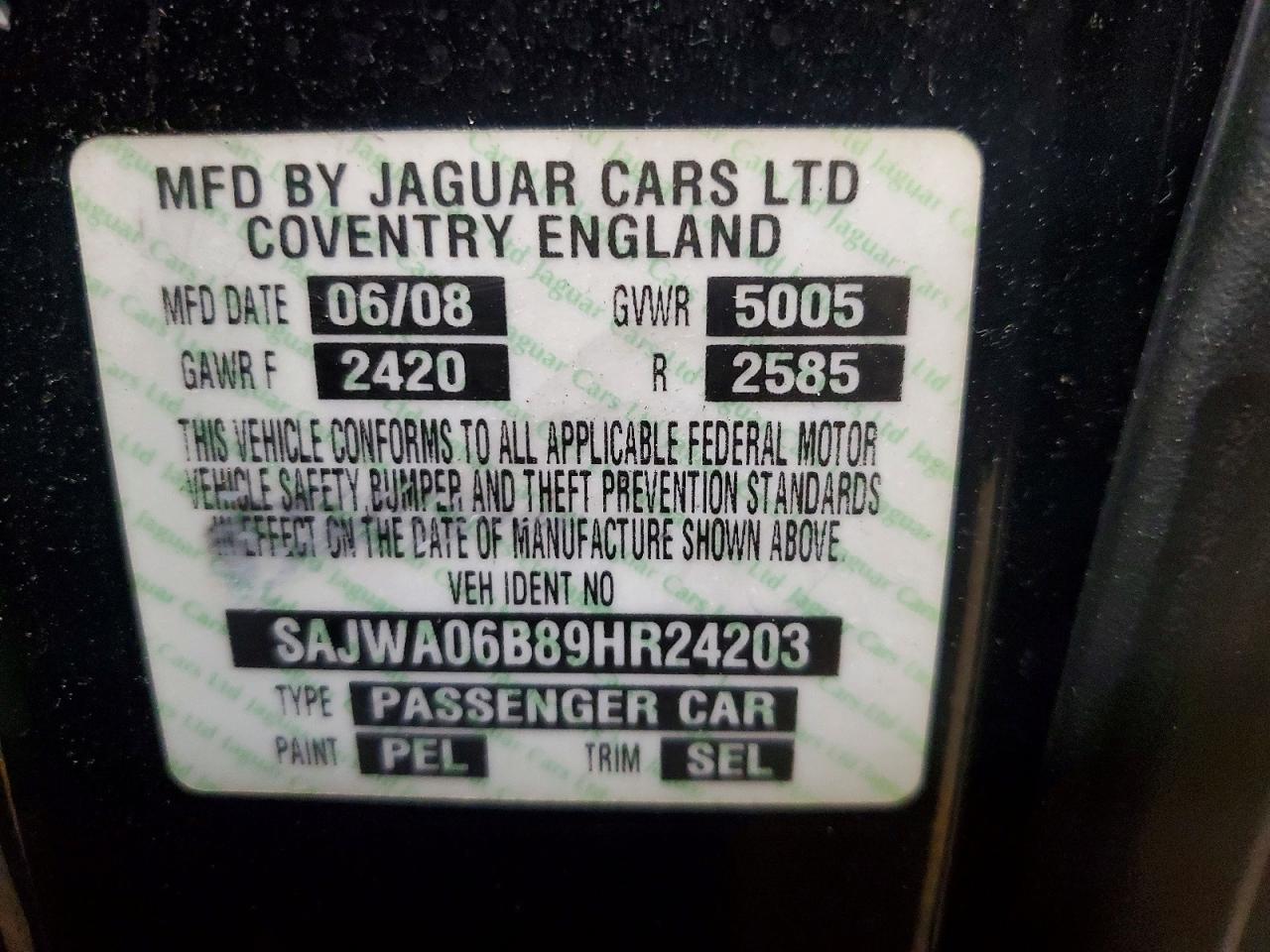 2009 JAGUAR XF PREMIUM LUXURY photo 23