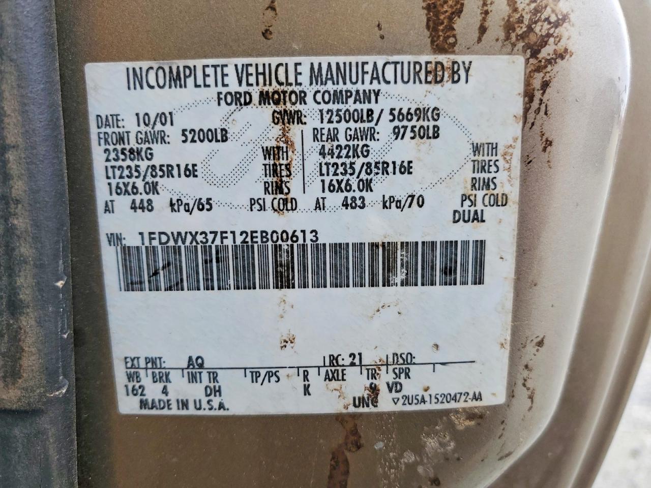 2002 FORD F350 SUPER DUTY photo 12