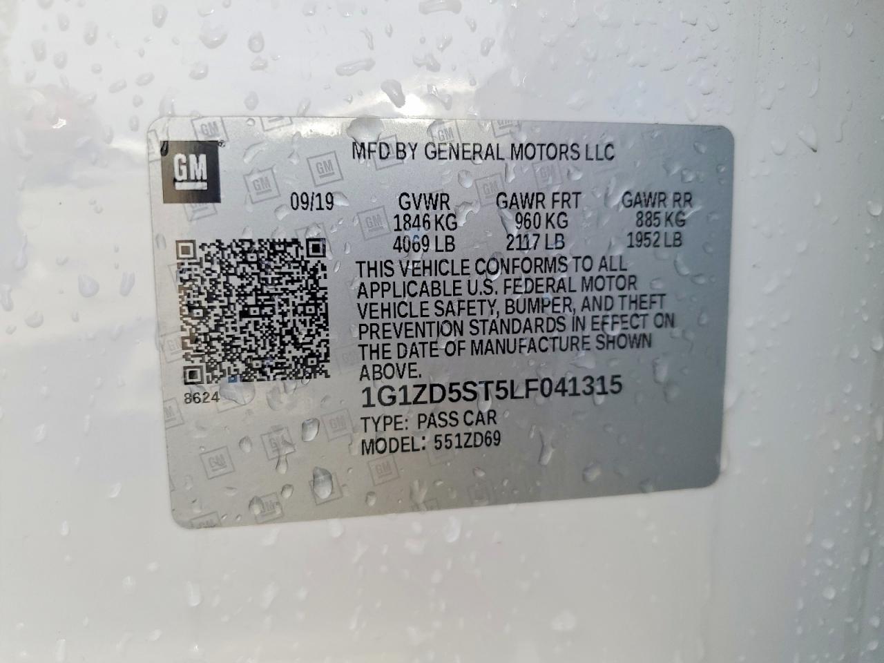 2020 CHEVROLET MALIBU LT photo 23