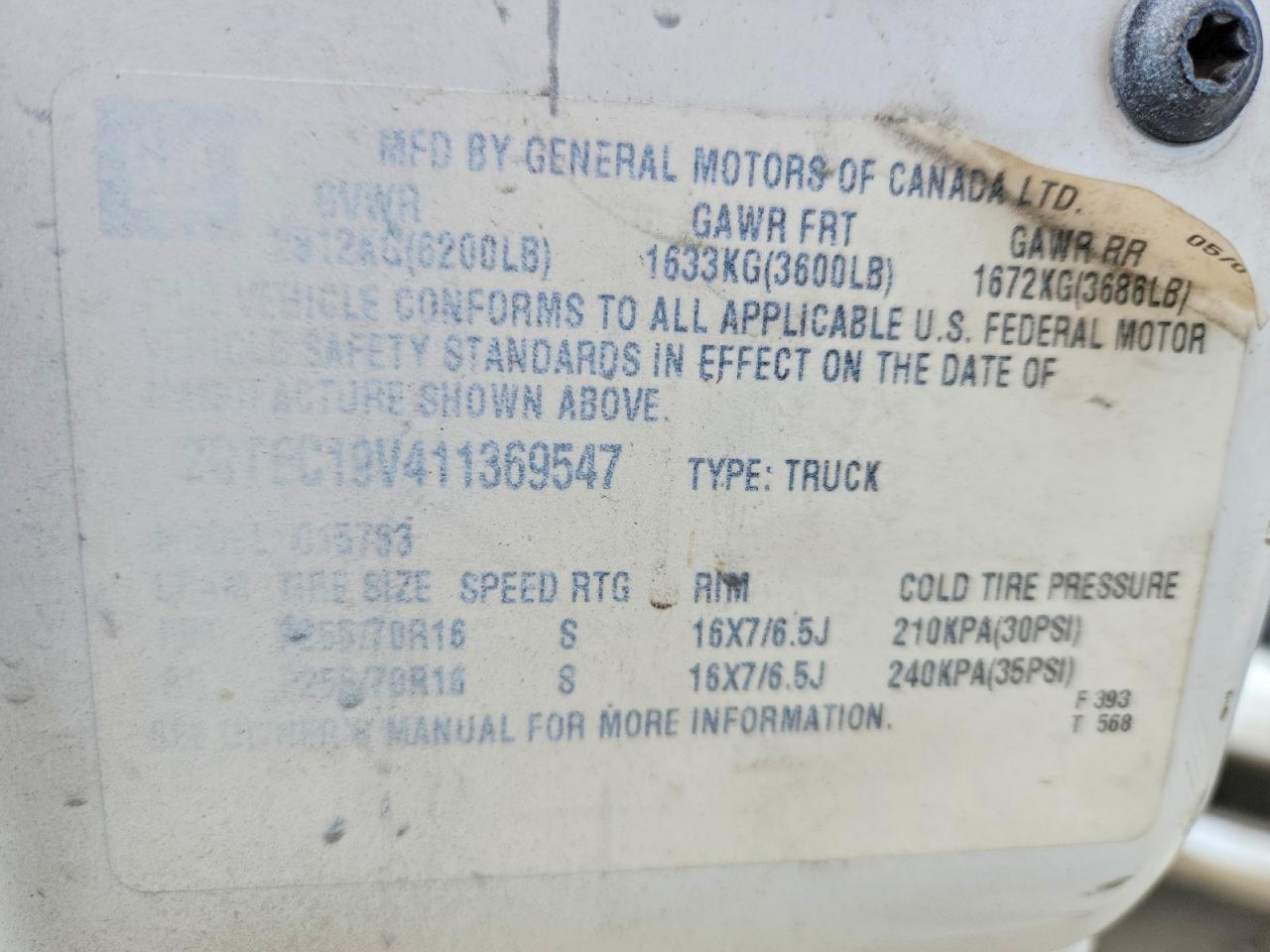 2001 GMC NEW SIERRA C1500 photo 23