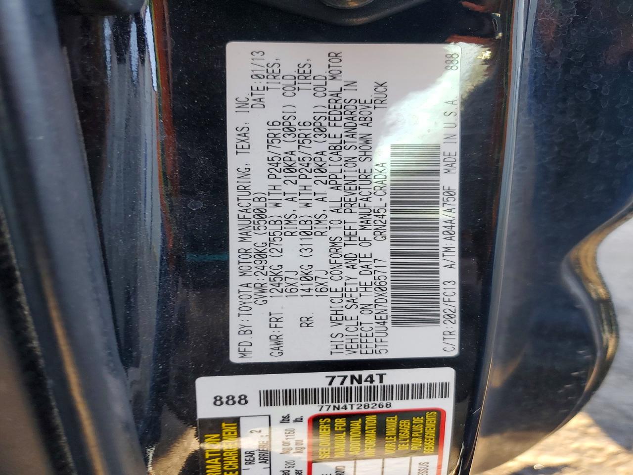 2013 TOYOTA TACOMA V6 photo 12