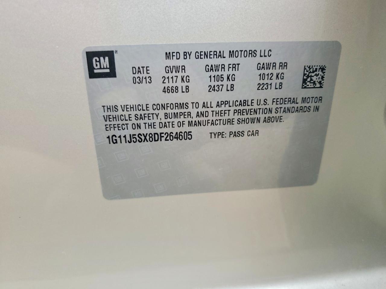 2013 CHEVROLET MALIBU LTZ photo 34