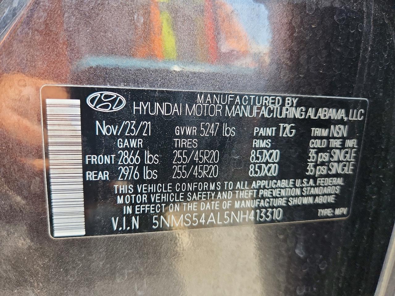2022 HYUNDAI SANTA FE CALLIGRAPHY photo 40