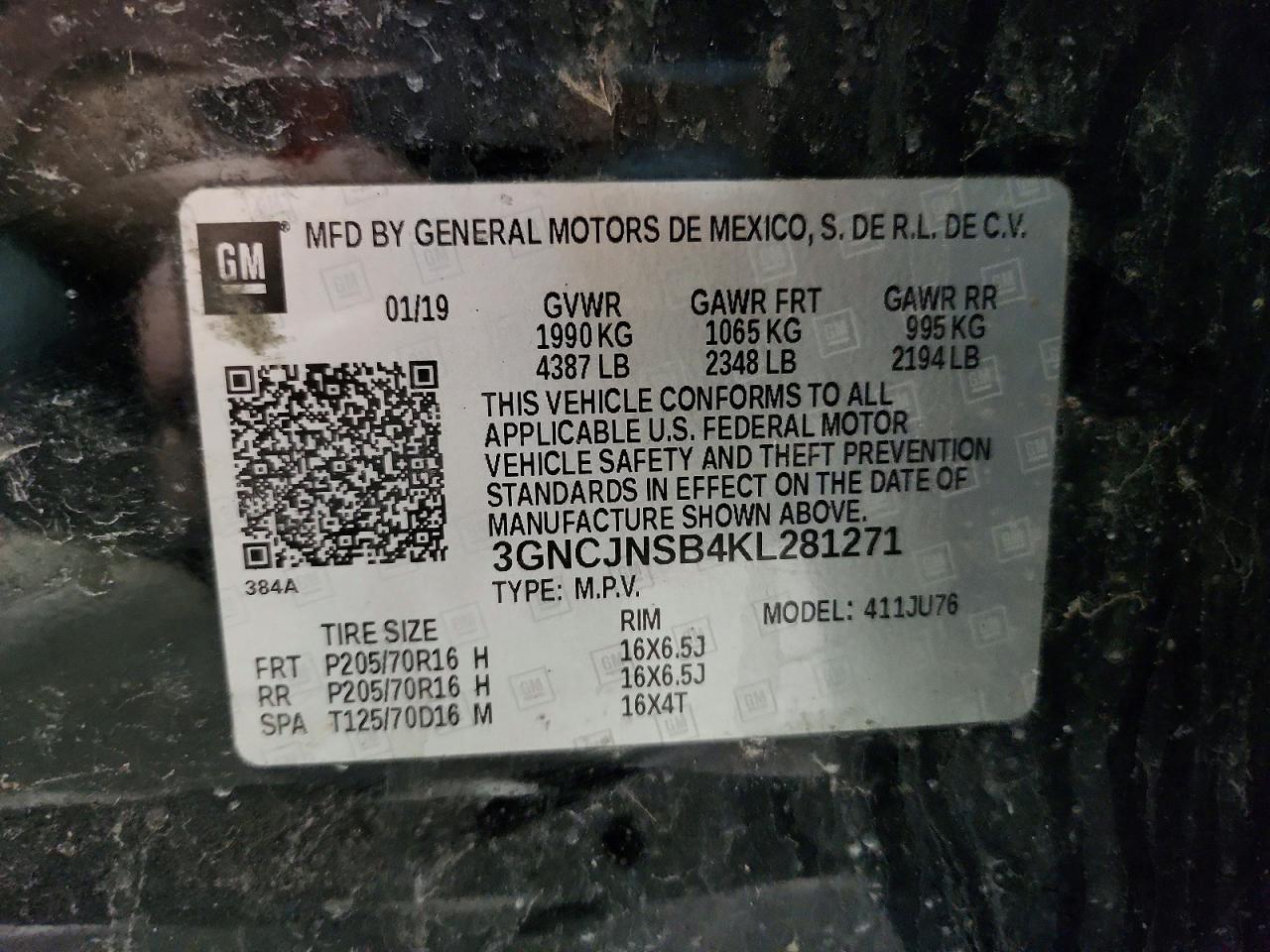2019 CHEVROLET TRAX LS photo 25