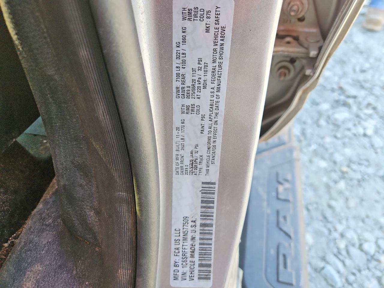 2021 RAM 1500 BIG HORN photo 12