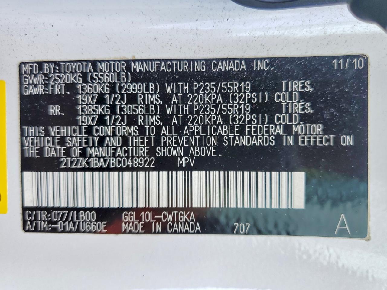 2011 LEXUS RX 350 photo 25
