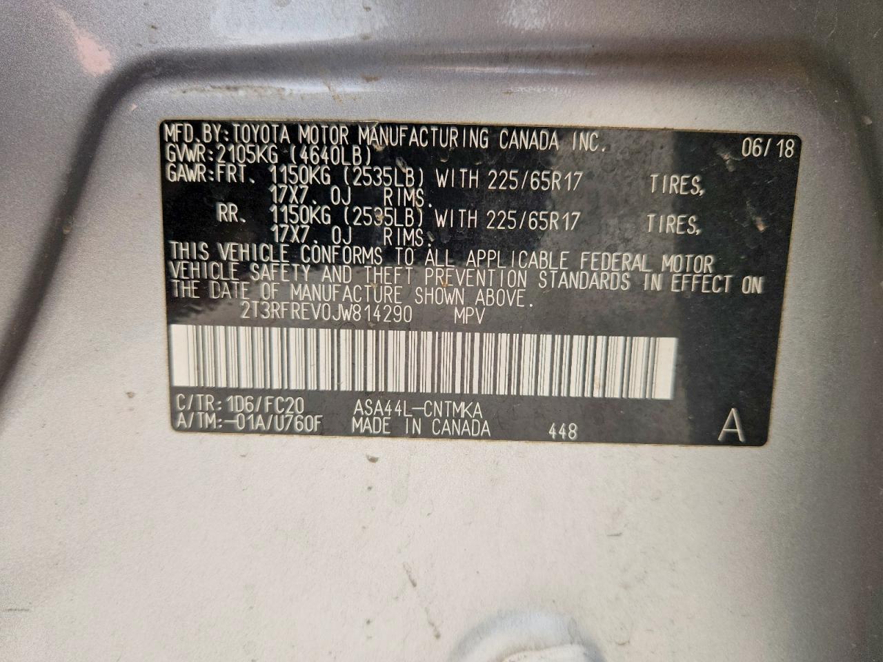 2018 TOYOTA RAV4 XLE photo 25