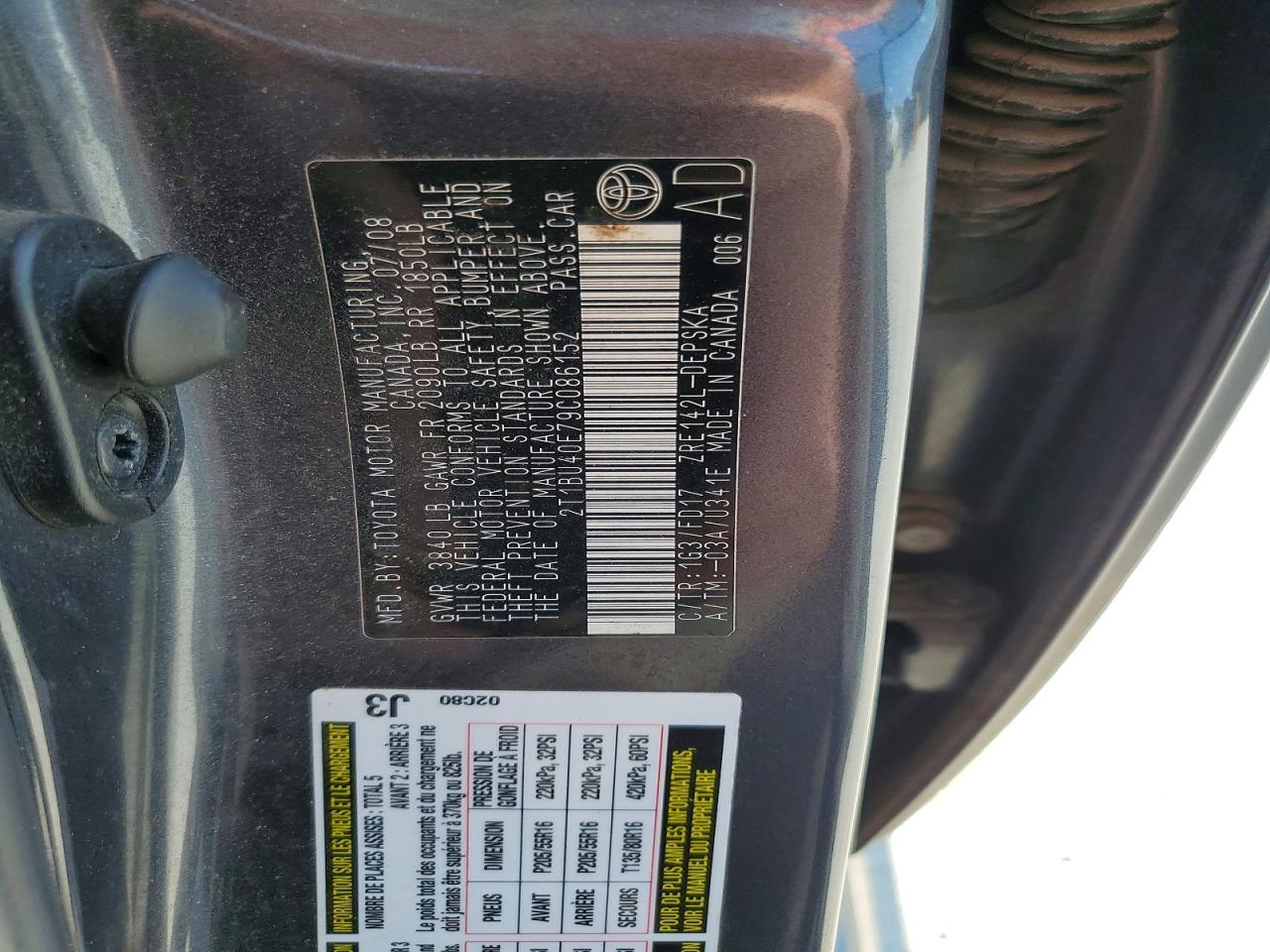 2009 TOYOTA COROLLA S photo 23