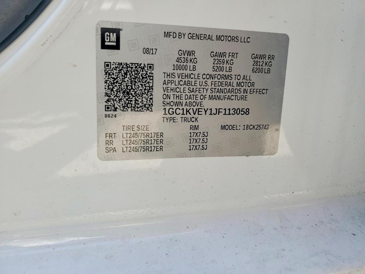 2018 CHEVROLET SILVERADO K2500 HEAVY DUTY LT photo 37