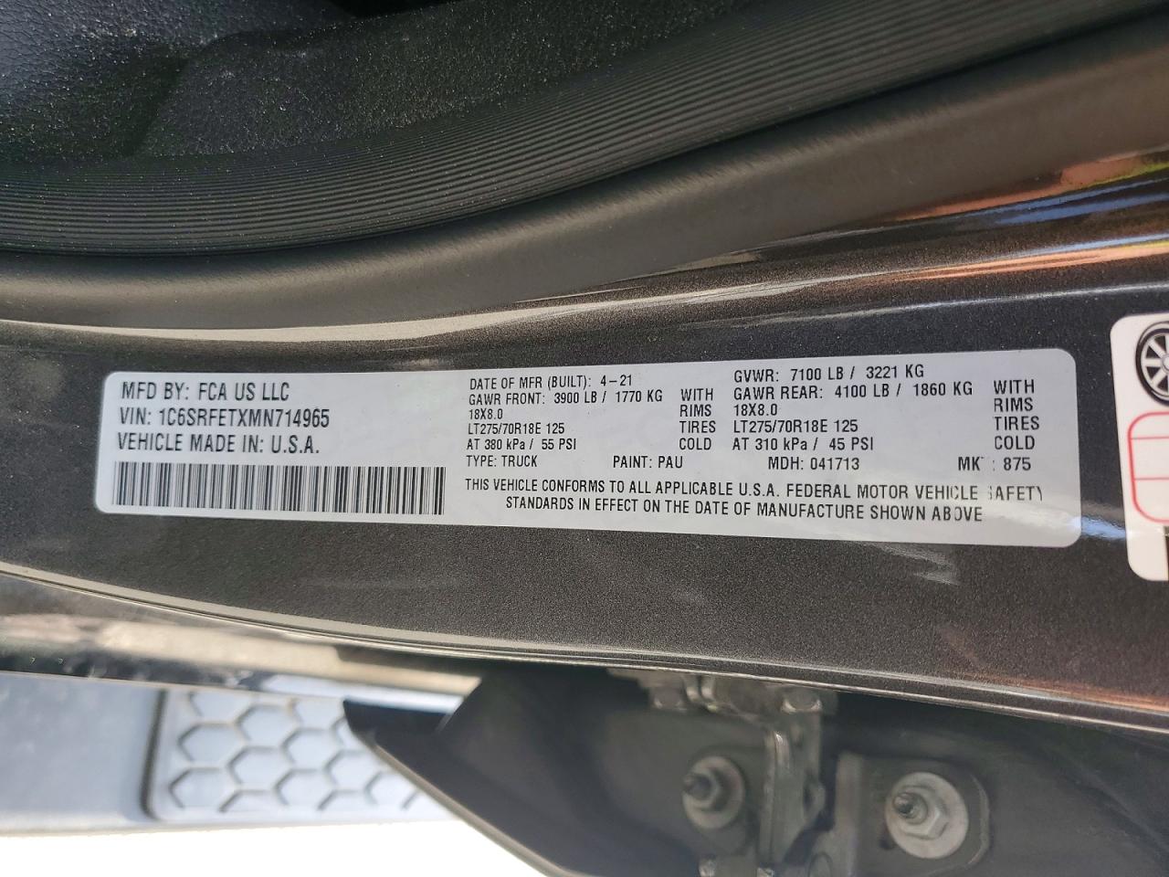 2021 RAM 1500 REBEL photo 34