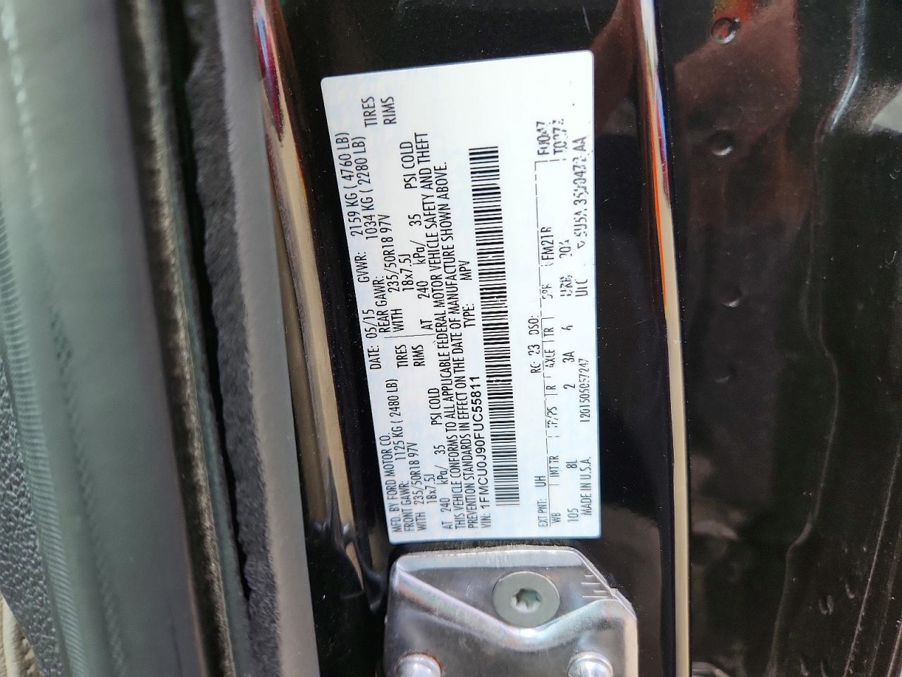 2015 FORD ESCAPE TITANIUM photo 23