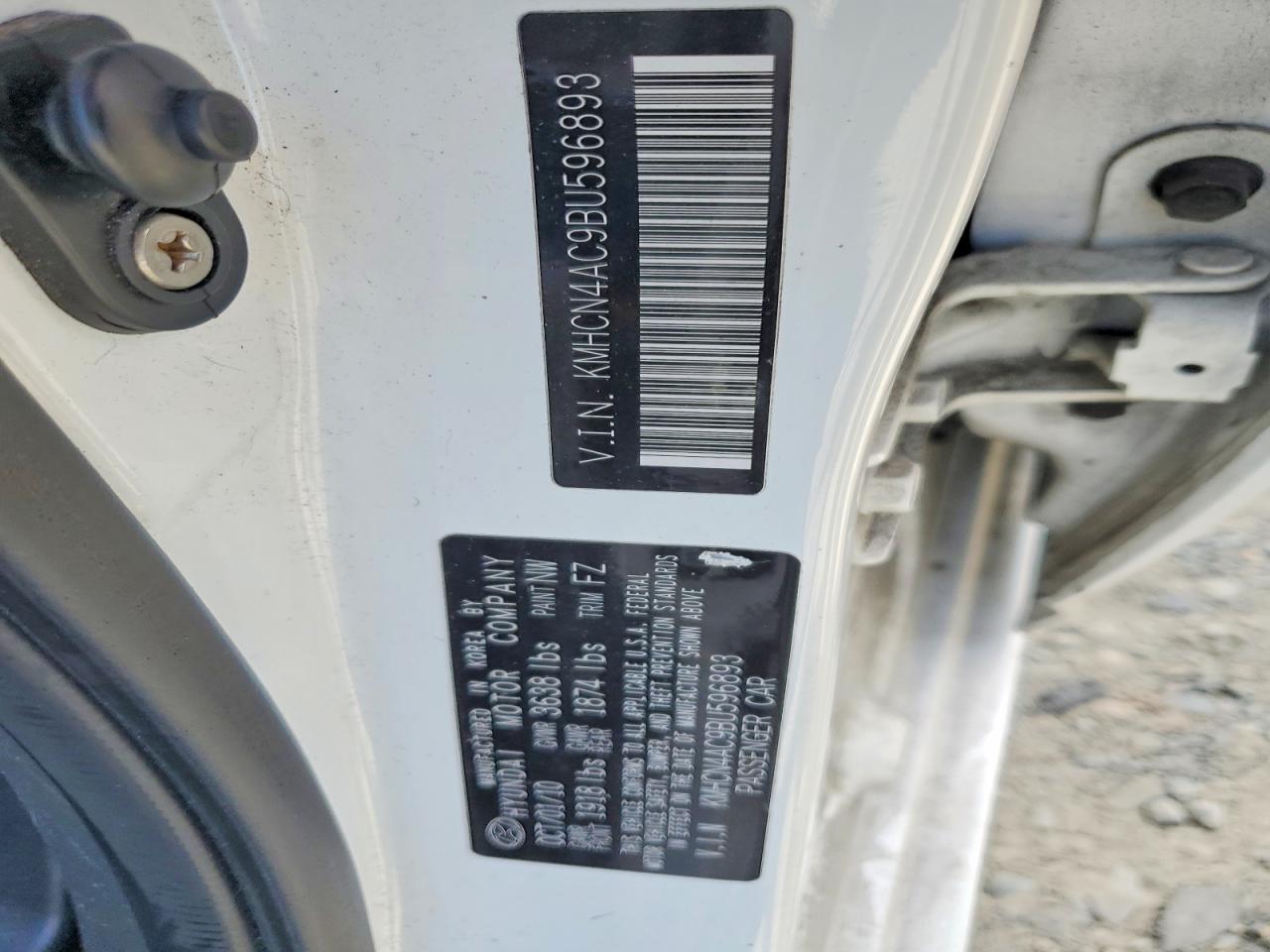 2011 HYUNDAI ACCENT GLS photo 12