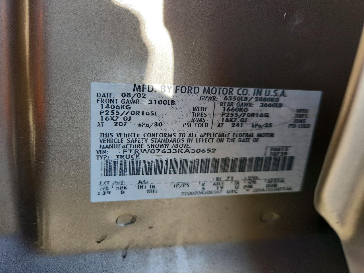 2003 FORD F150 SUPERCREW photo 23