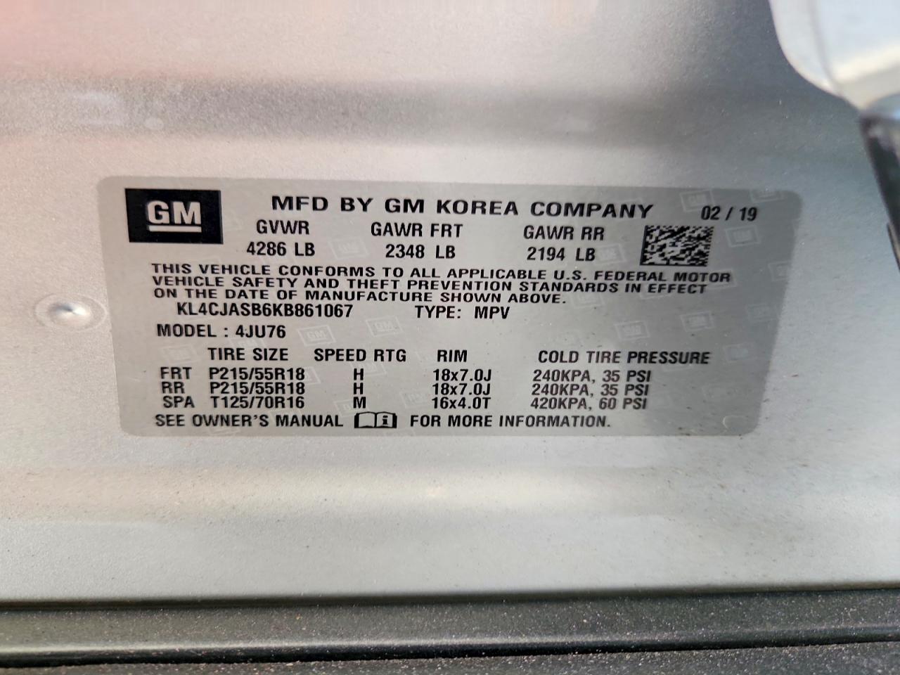 2019 BUICK ENCORE PREFERRED photo 25