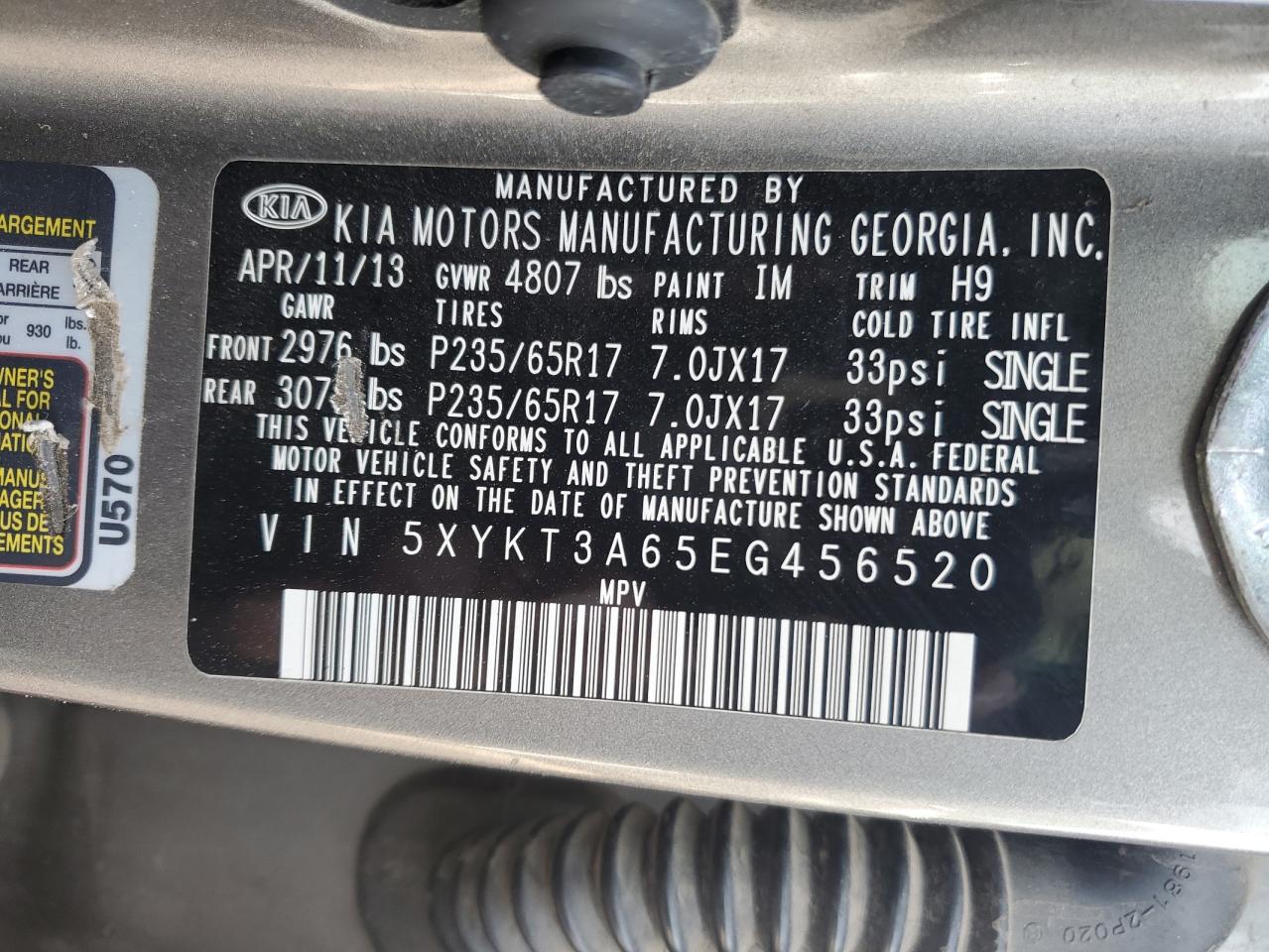 2014 KIA SORENTO LX photo 23