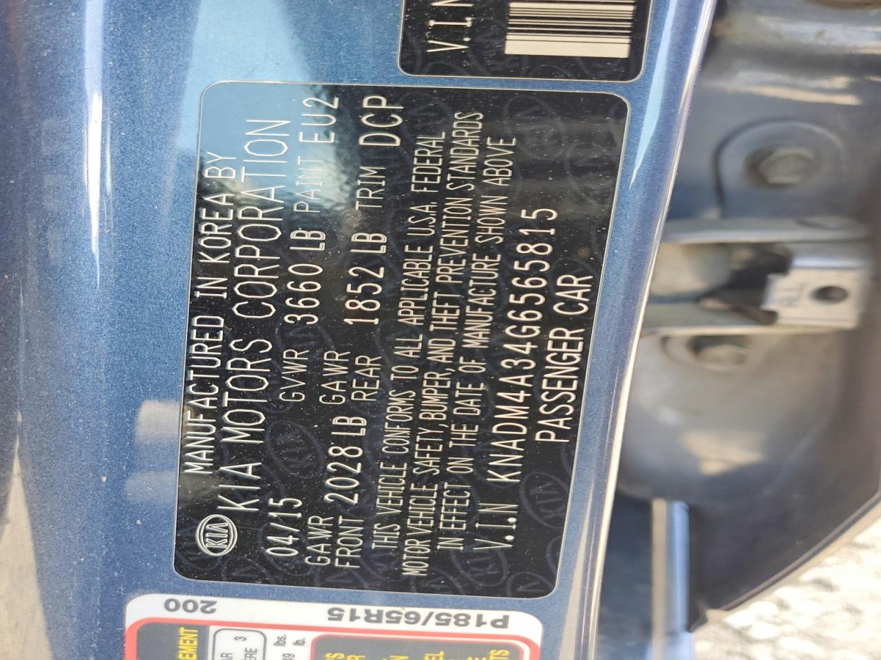 2016 KIA RIO LX photo 12