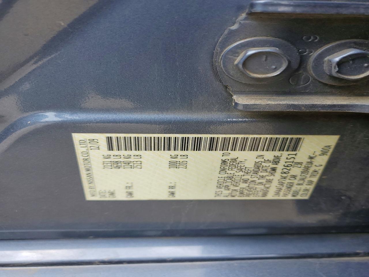 2010 NISSAN MAXIMA 3.5 S photo 34