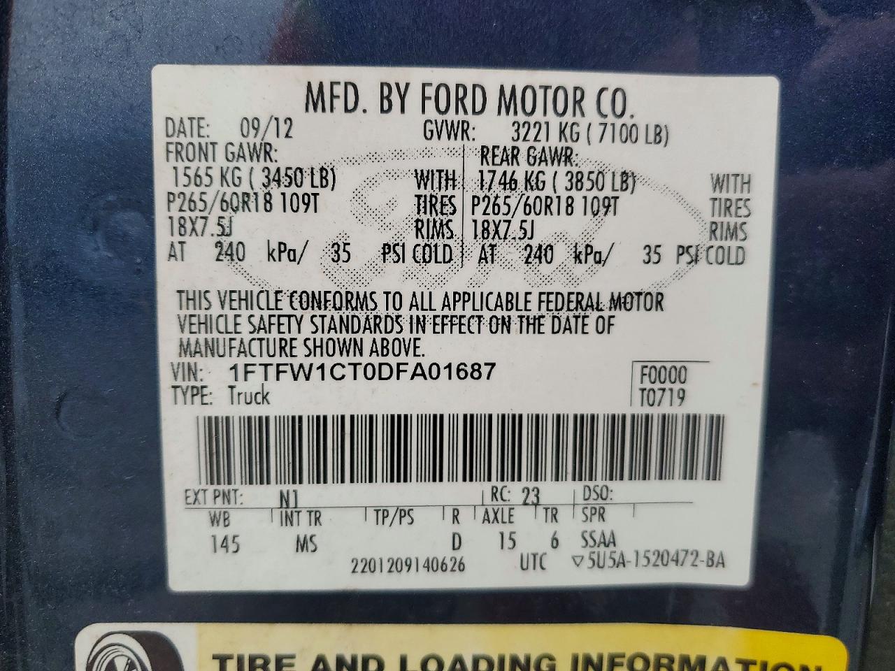 2013 FORD F150 SUPERCREW photo 25