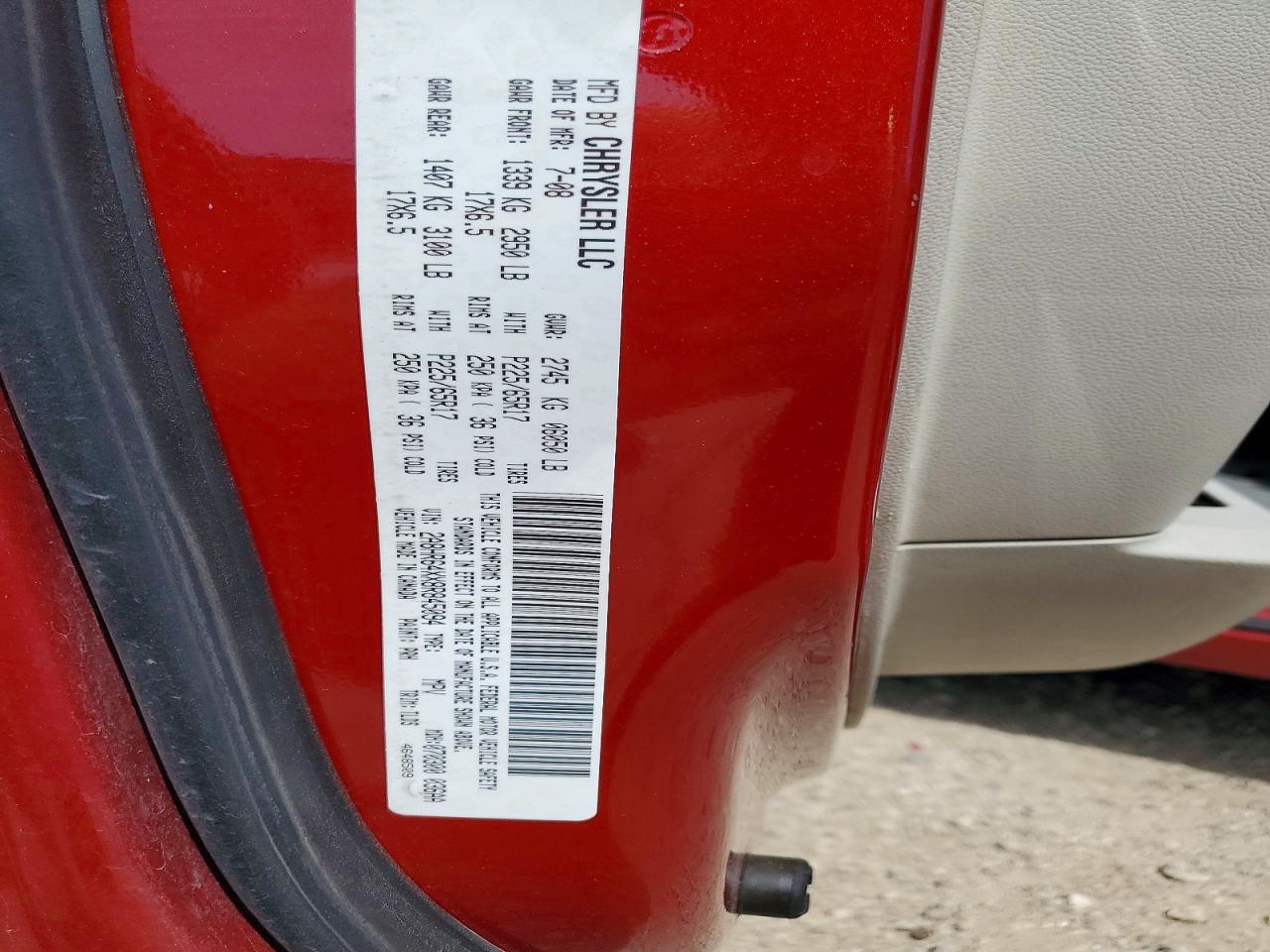 2008 CHRYSLER TOWN & COUNTRY LIMITED photo 25