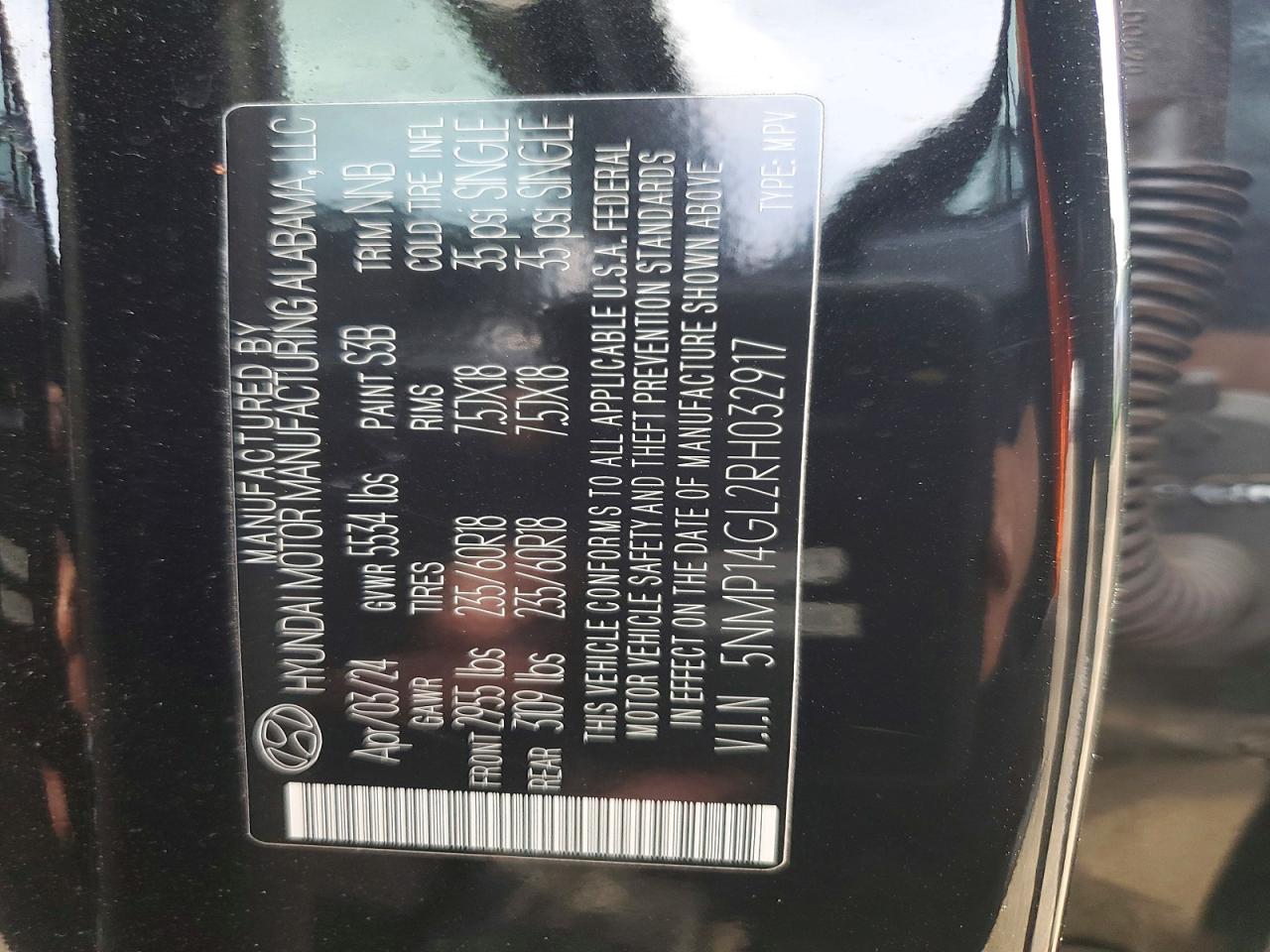2024 HYUNDAI SANTA FE SE photo 25