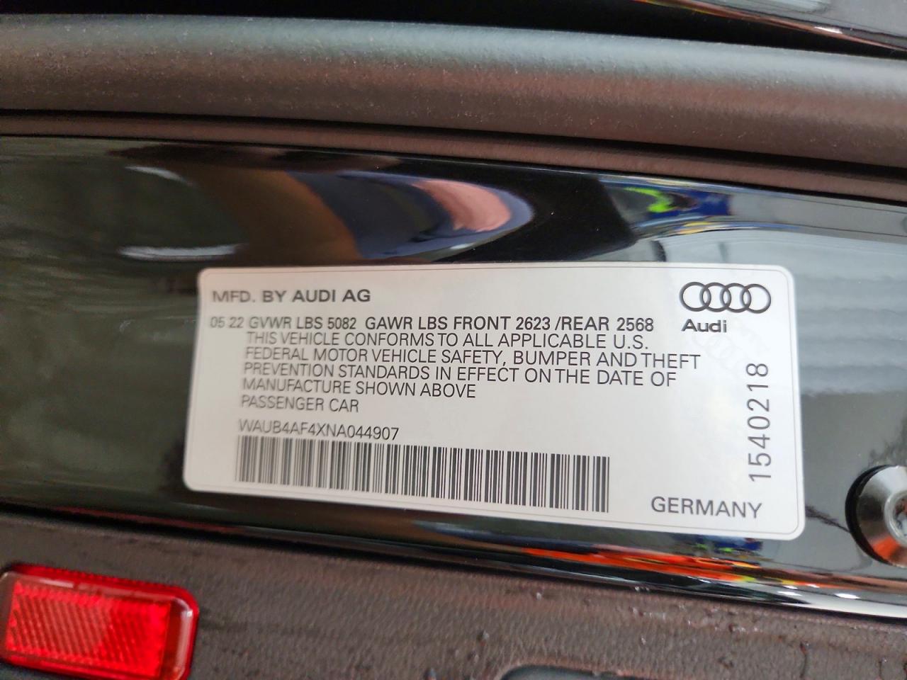 2022 AUDI S4 PREMIUM PLUS photo 23