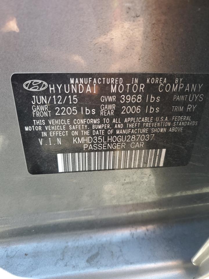2016 HYUNDAI ELANTRA GT BASE photo 23