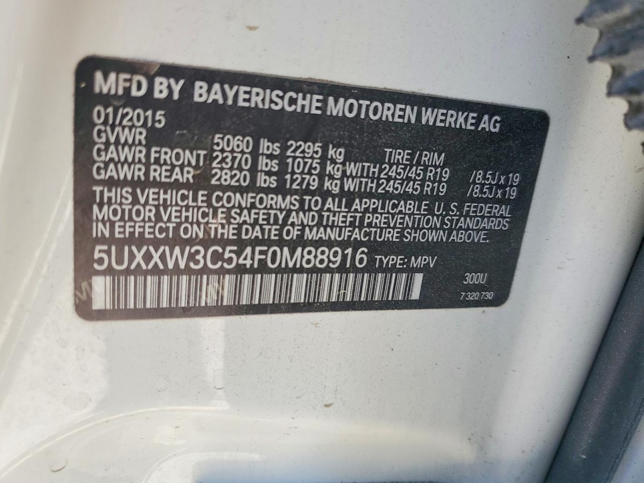 2015 BMW X4 XDRIVE28I photo 25