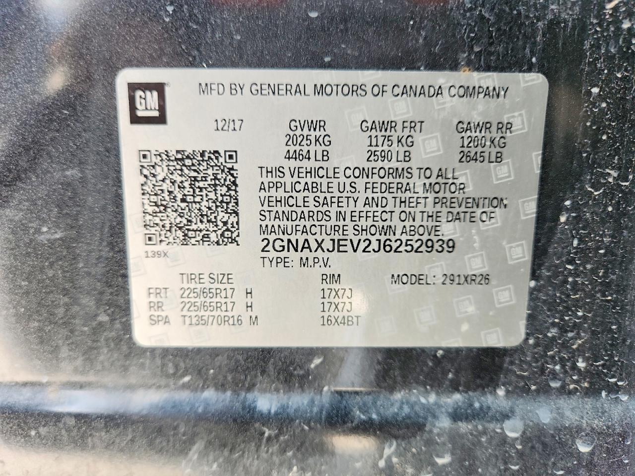 2018 CHEVROLET EQUINOX LT photo 25