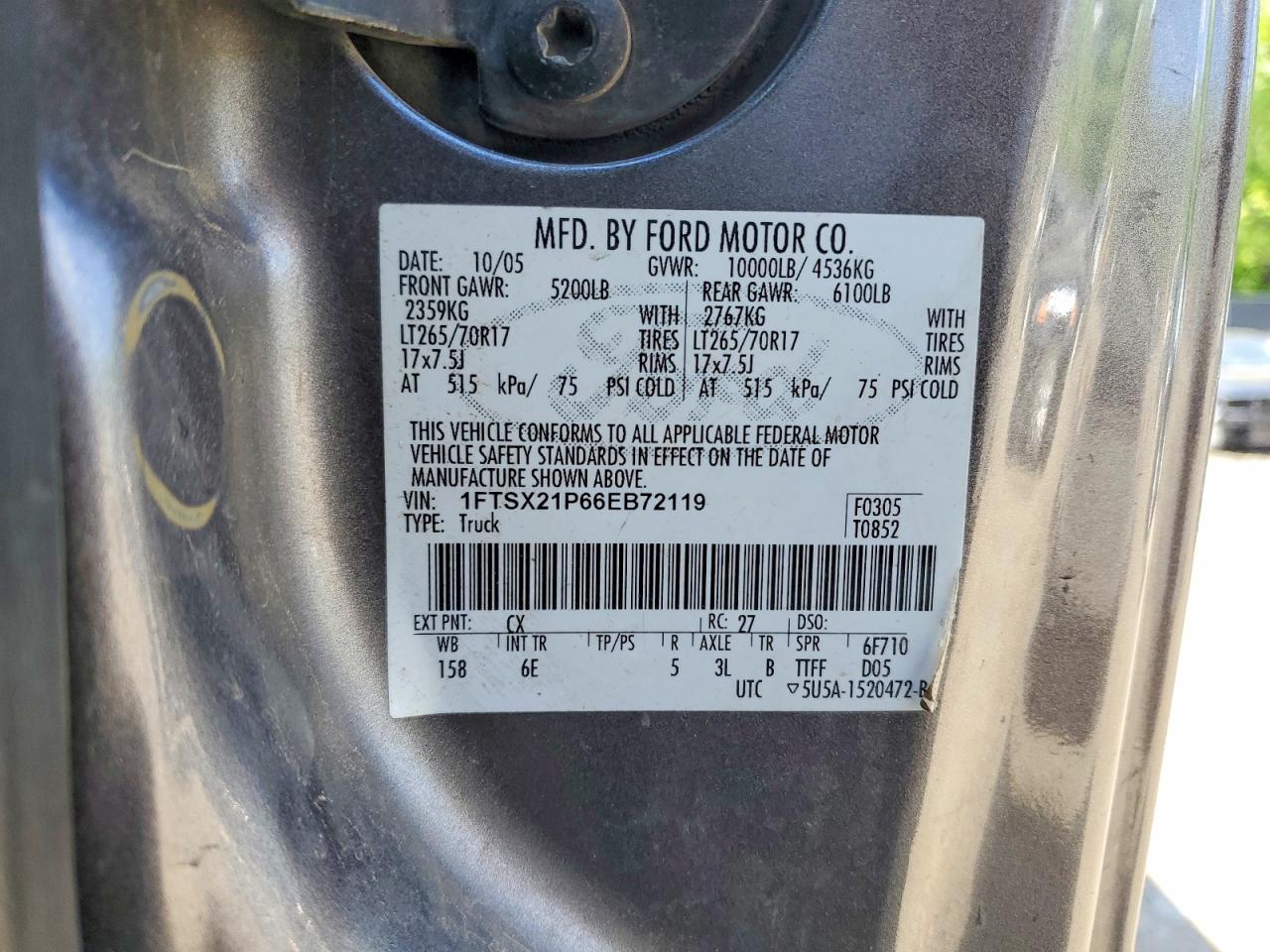 2006 FORD F250 SUPER DUTY photo 12