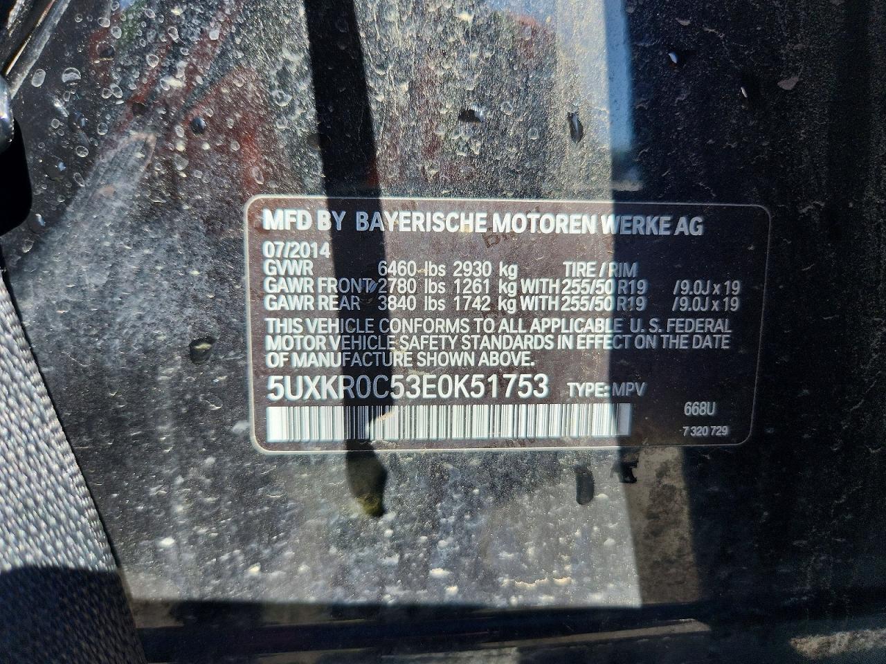 2014 BMW X5 XDRIVE35I photo 37