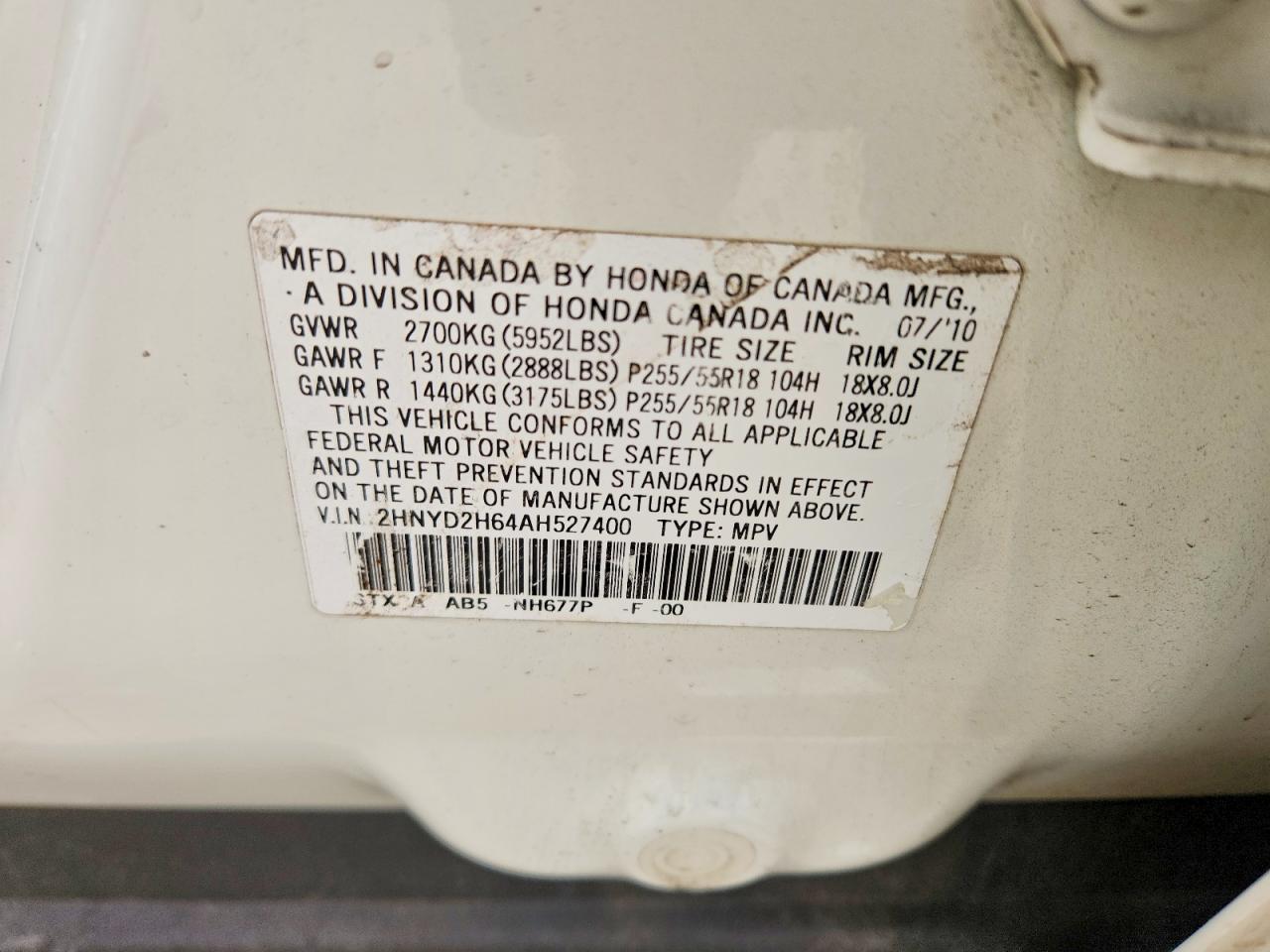 2010 ACURA MDX TECHNOLOGY photo 25