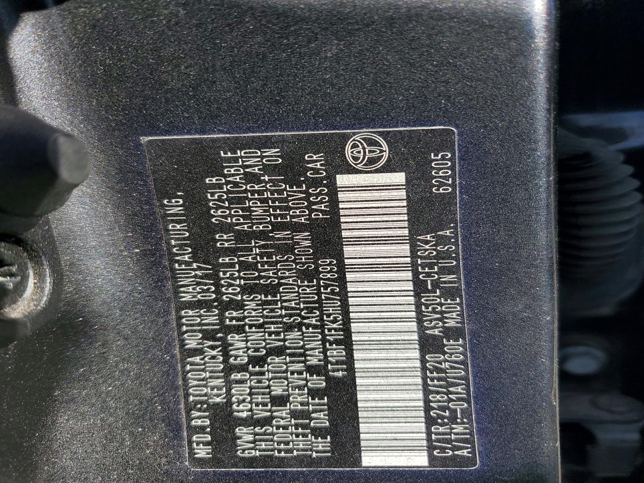 2017 TOYOTA CAMRY SE photo 34