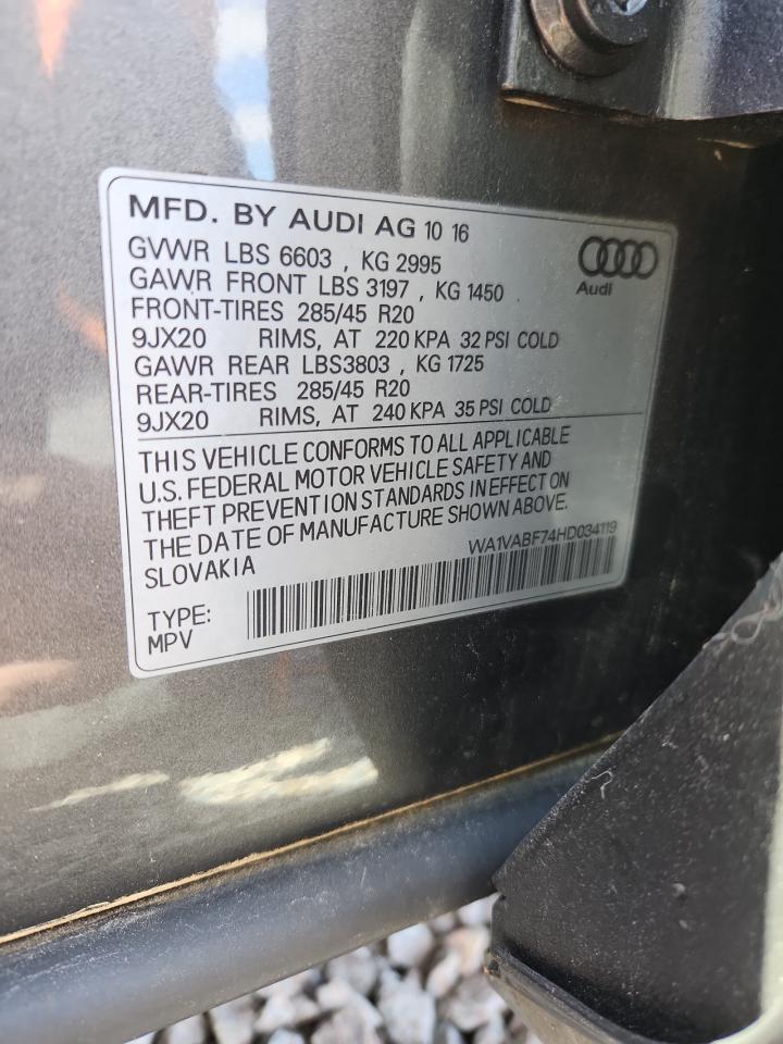 2017 AUDI Q7 PRESTIGE photo 25
